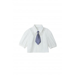 領帶蕾絲恤衫